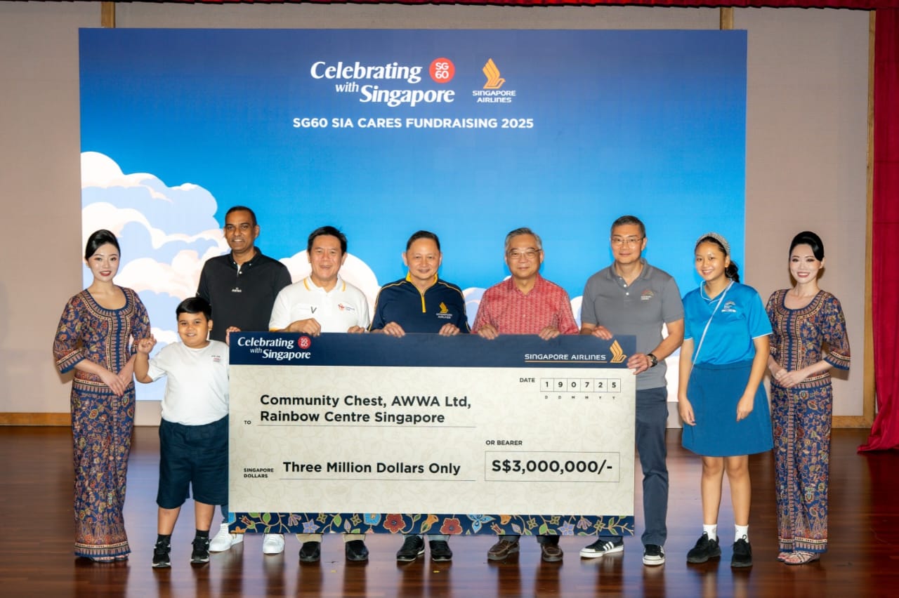 Singapore Airlines Himpun SGD 3 Juta untuk Anak Berkebutuhan Khusus di Singapura