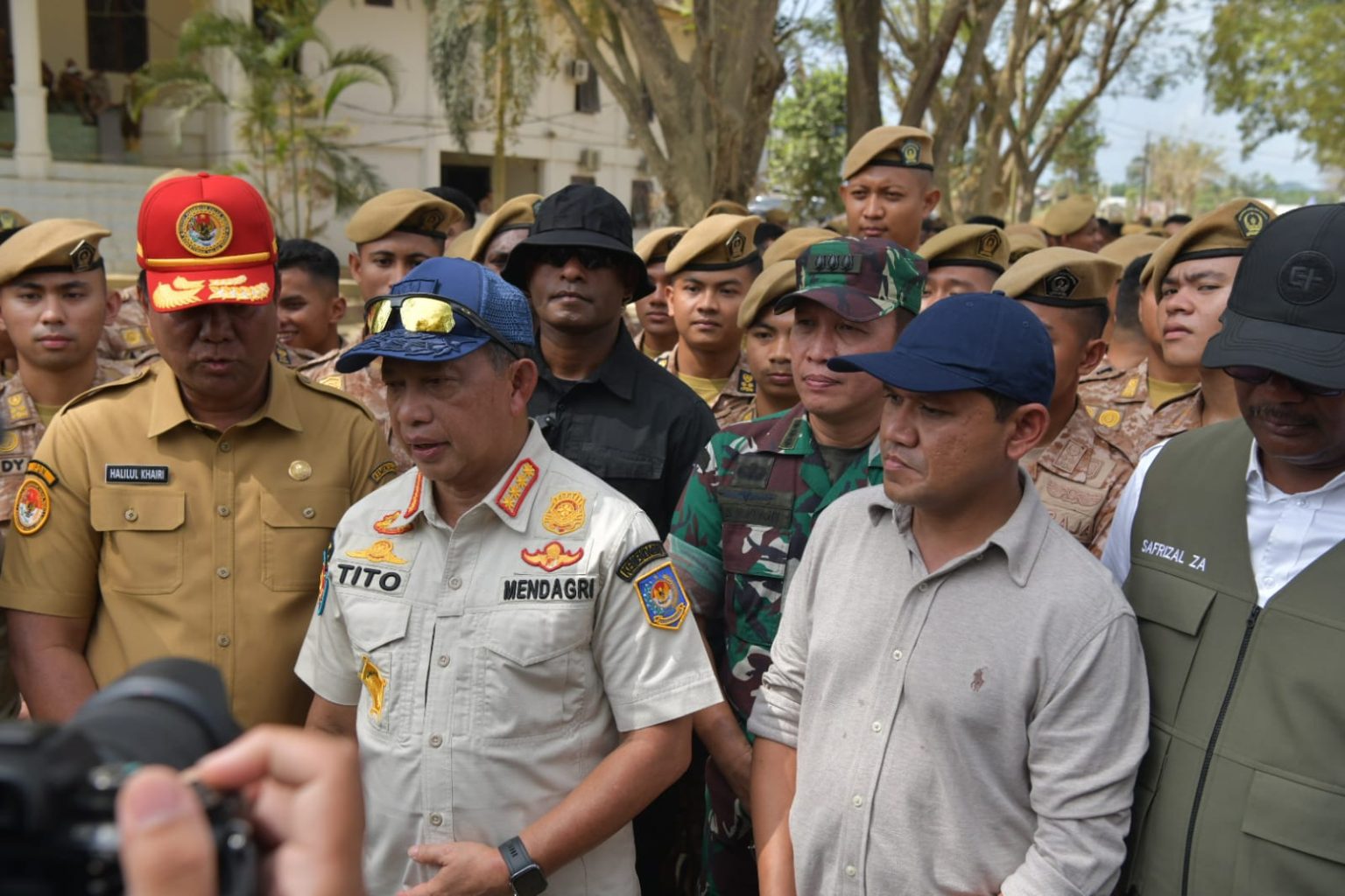 Wagub Aceh Dampingi Mendagri Hadiri Apel Pemulangan Satgas Kemendagri di Aceh Tamiang