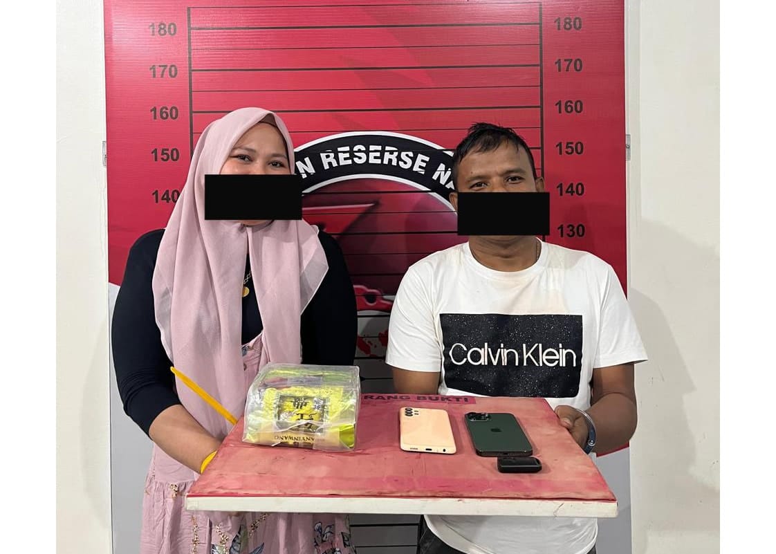 Polres Aceh Utara Gagalkan Peredaran 1 Kg Sabu, Dua Pelaku Ditangkap di SPBU Geudong