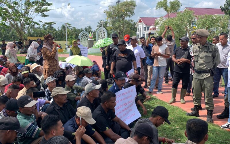 128 Personel Dikerahkan, Aksi Buruh PTPN IV di Aceh Utara Berlangsung Tertib