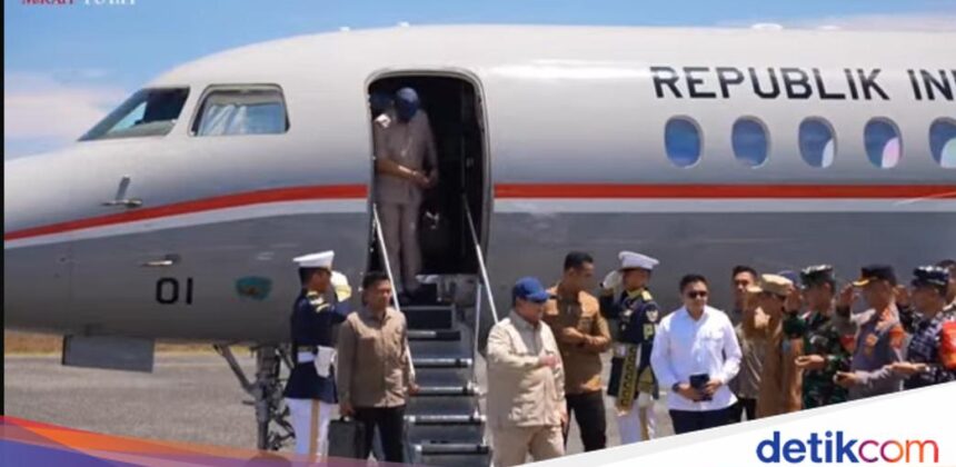 Prabowo Kunjungi Miangas Usai Hadiri KTT ASEAN di Filipina