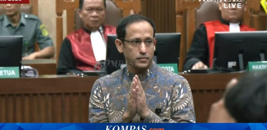 Hakim Andi Saputra Minta Nadiem Makarim Dibebaskan dari Dakwaan