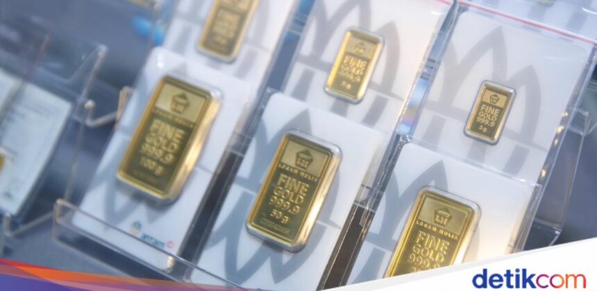Harga Emas Antam Stagnan di Rp 2.799.000 per Gram Hari Ini