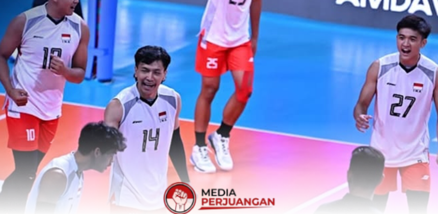 Indonesia Tertinggal 0-1 dari India di Semifinal AVC Cup 2026