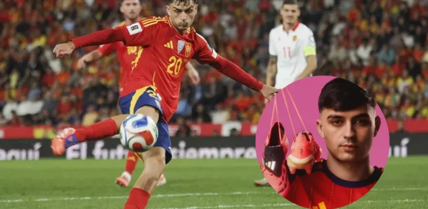 Pedri Hiasi Sepatu dengan Simbol Kebanggaan Canarias di Piala Dunia