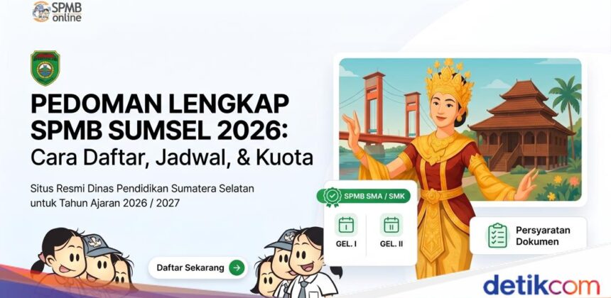Pengumuman SPMB Sumsel 2026 Gelombang 2 Diumumkan Hari Ini