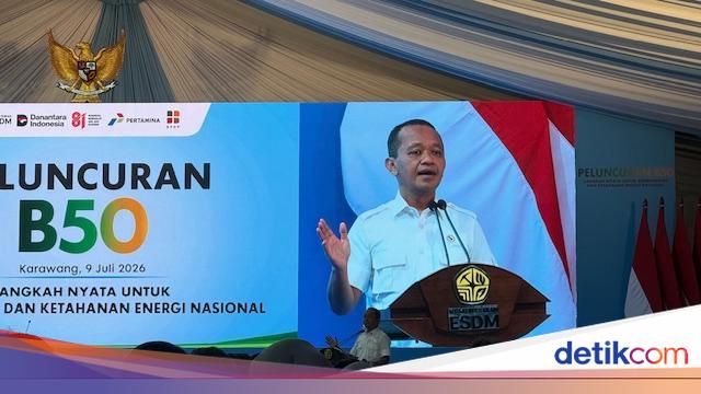Bahlil Lahadalia Sapa Gubernur dalam Peluncuran Biosolar B50