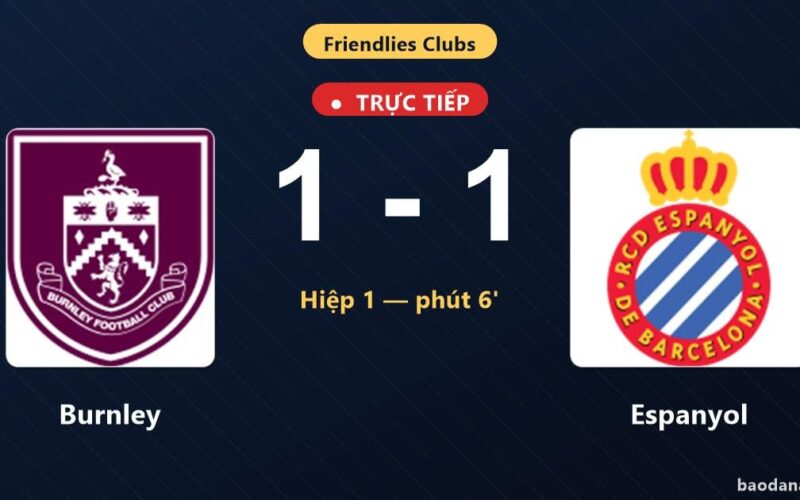 Burnley vs Espanyol: Pertandingan Berakhir Imbang 1-1