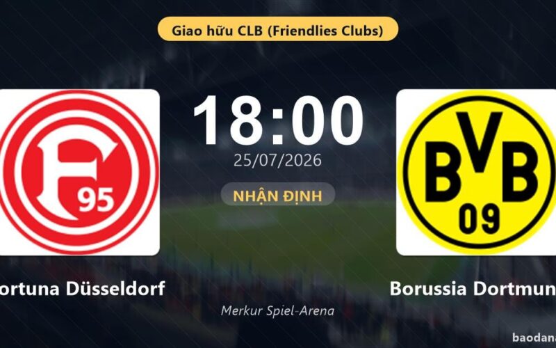 Fortuna Düsseldorf Akan Hadapi Borussia Dortmund di 2026
