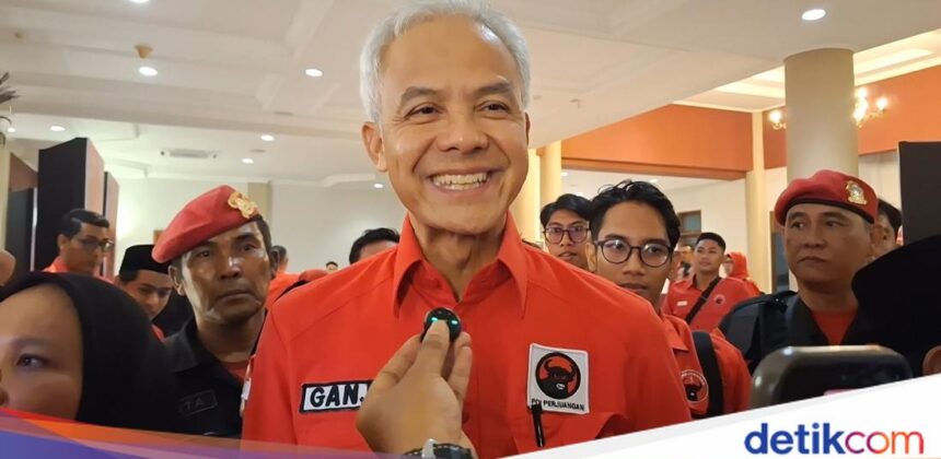 Ganjar Pranowo Tanggapi Pernyataan Prabowo Soal PDIP dan Pemerintah