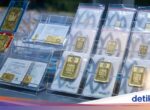 Harga Emas Antam Hari Ini Turun Signifikan