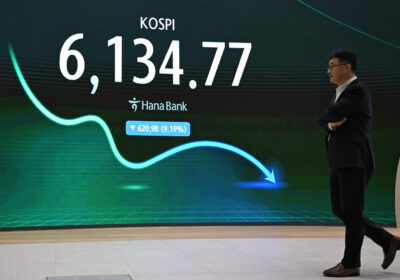 Indeks Kospi Anjlok 10% Dampak Kerugian Saham Teknologi