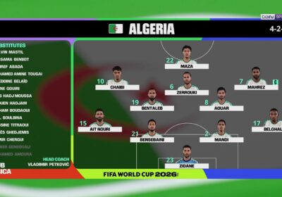 Luca Zidane Jadi Kejutan di Susunan Pemain Algeria vs Swiss