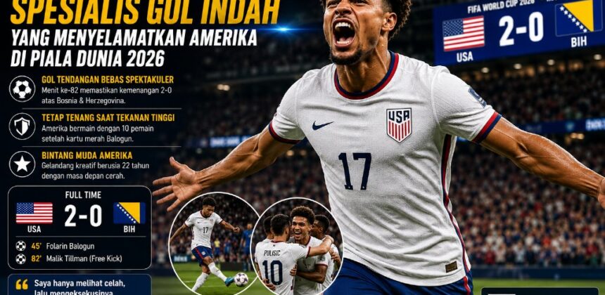 Malik Tillman: Bintang Muda Menyelamatkan Amerika di Piala Dunia 2026