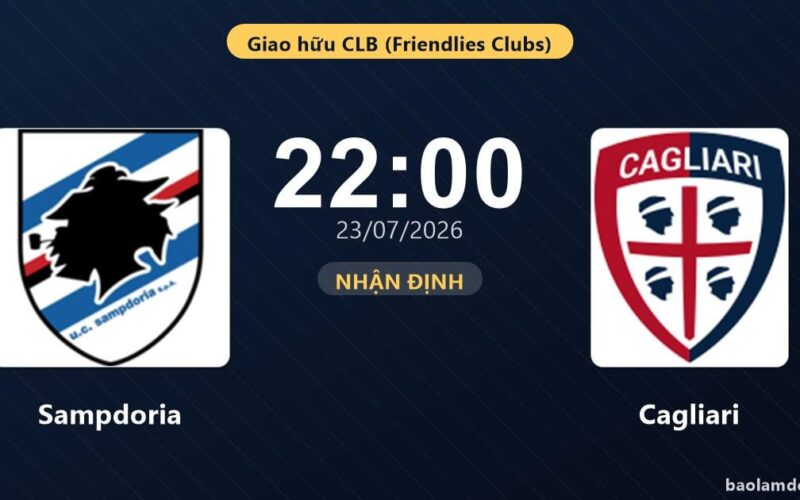 Sampdoria dan Cagliari Siap Bertanding di Persahabatan