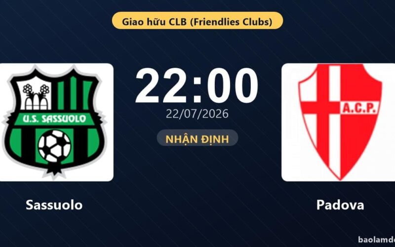 Sassuolo Siap Hadapi Padova dalam Pertandingan Persahabatan