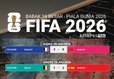 Spanyol Melaju ke Semifinal Piala Dunia 2026 Usai Menang 2-1 atas Belgia
