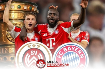 SV Wehen Wiesbaden Hadapi FC Bayern München di BRITA Arena