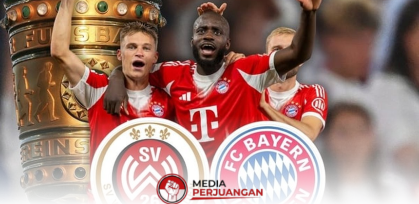 SV Wehen Wiesbaden Hadapi FC Bayern München di BRITA Arena