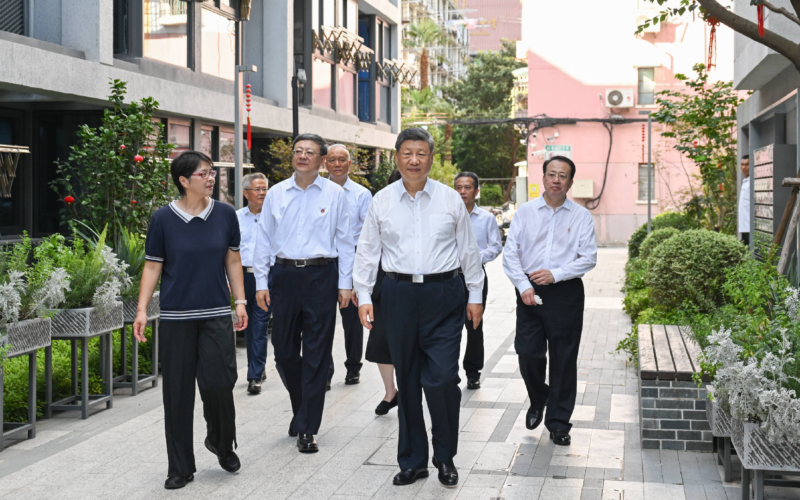 Xi Jinping Dorong Pembaruan Perkotaan Berkualitas di Shanghai