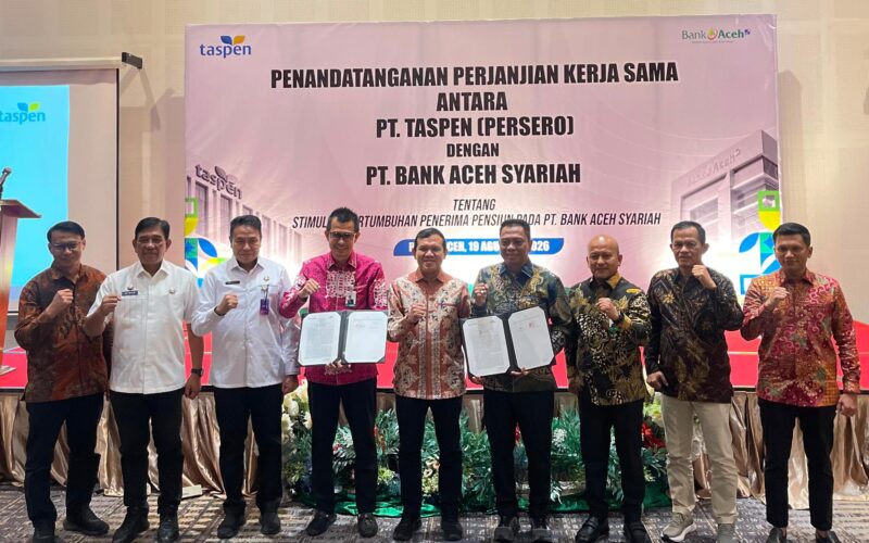 Bank Aceh-TASPEN Perkuat Kerja Sama, Kelola Dana Pensiun 45.688 ASN