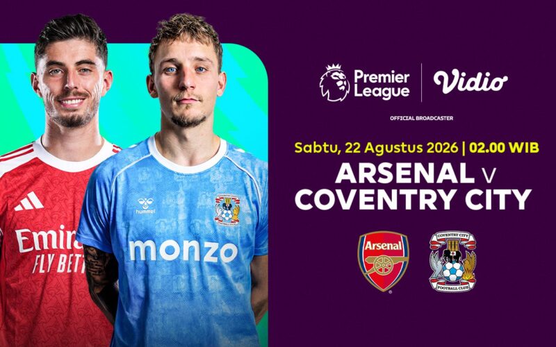 Arsenal vs Coventry City: Laga Pembuka Premier League 2026/27