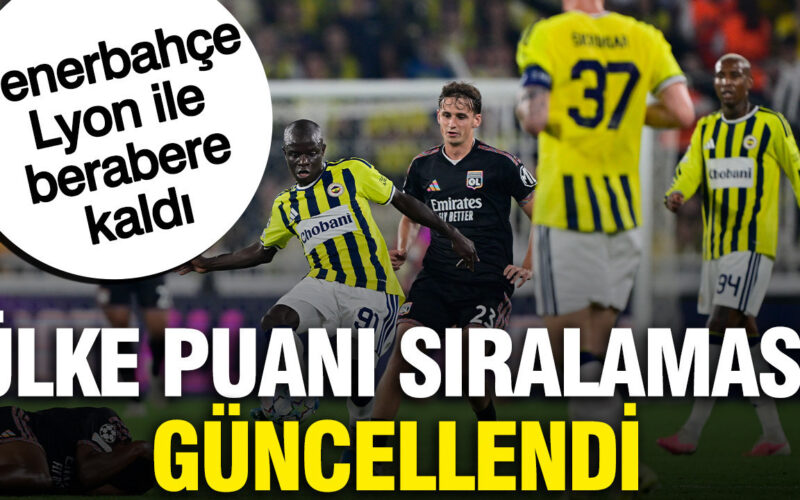 Fenerbahçe Raih Hasil Imbang Lawan Lyon di Liga Champions