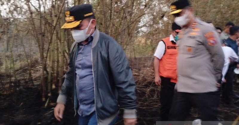 Gubernur Kalteng Tinjau Penanganan Karhutla di Kotawaringin Barat