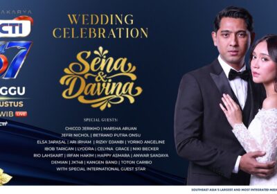 HUT RCTI ke-37 Rayakan Pernikahan Sena dan Davina