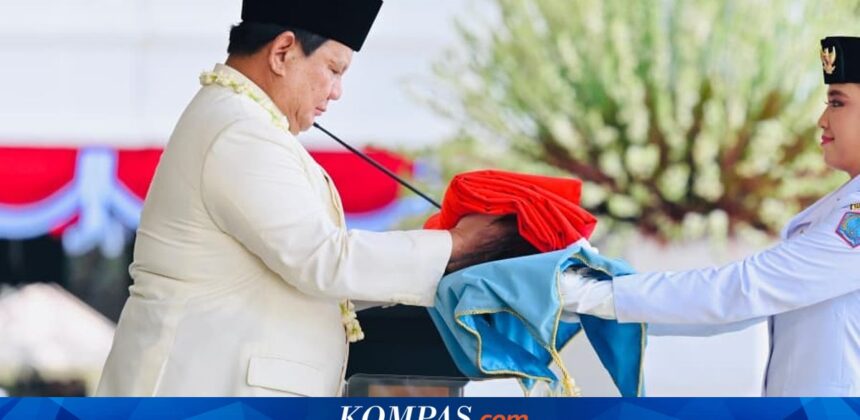 Prabowo Pimpin Upacara HUT ke-81 RI di Istana Jakarta