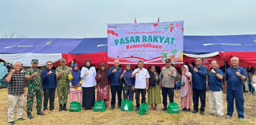 PT Agrinas Palma Nusantara Gelar Pasar Rakyat Sembako Murah dan Cek Kesehatan Gratis di Aceh Tamiang
