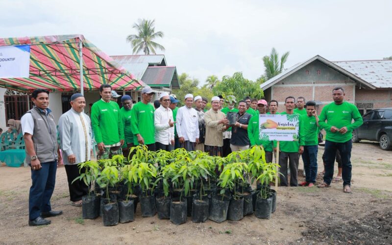 PT PIM Salurkan 600 Bibit Mangga Kiojay di Aceh Utara untuk Dorong Ekonomi Warga