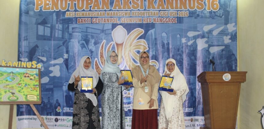 680 Pasien Dilayani, AKSI KANINUS ke-16 FKG USK Berakhir di Montasik