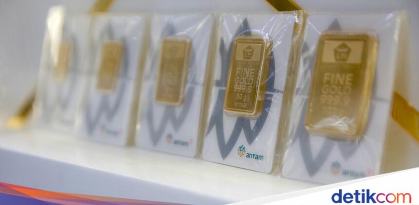 Harga Emas Antam Naik Signifikan Hari Ini, Per Gram Capai Rp 2,613,000