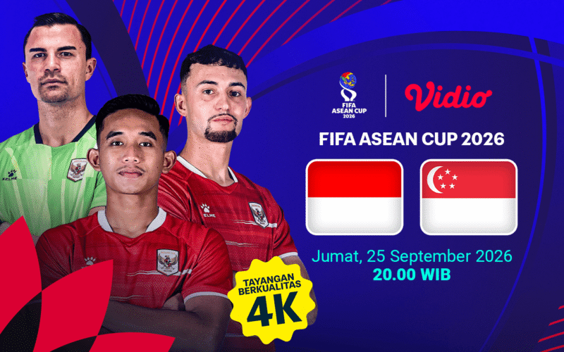 Jadwal Pertandingan Timnas Indonesia di FIFA ASEAN Cup 2026