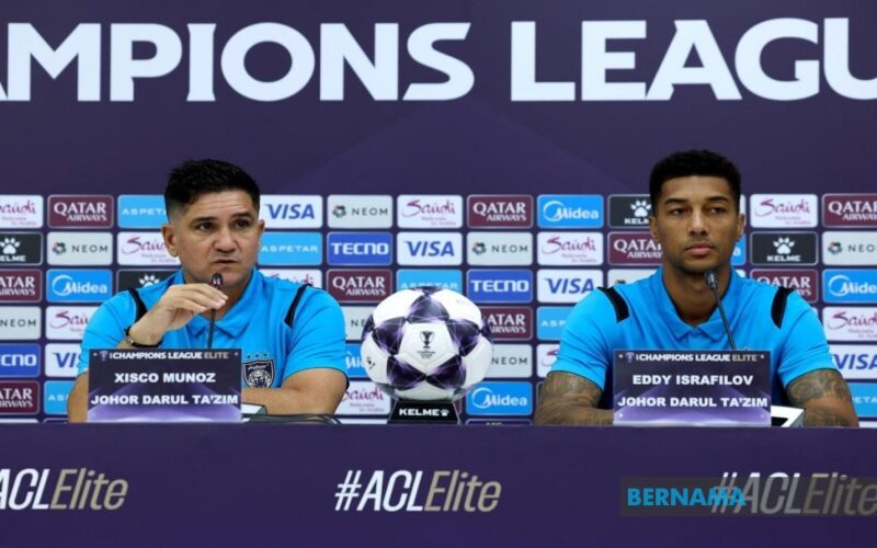JDT Siap Tempur Hadapi Buriram United di ACLE 2026/2027