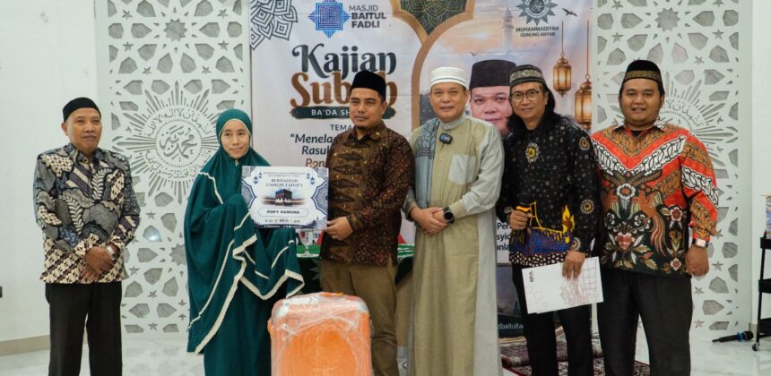 Kajian Subuh Masjid Baitul Fadli Umumkan Pemenang Umrah