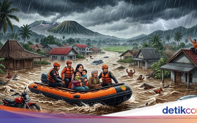 10 Daerah di Jatim Rawan Banjir Saat Musim Hujan Mundur