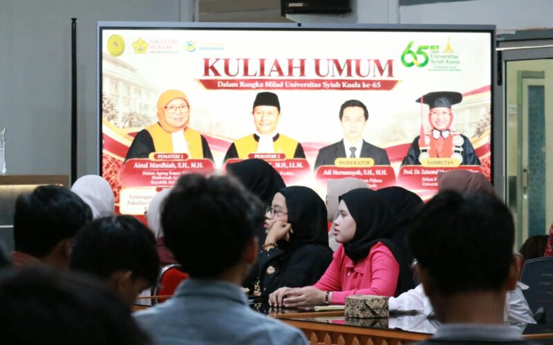 Dua Hakim Agung Beri Kuliah Umum di FH USK, Bahas Nurani hingga KUHP Baru