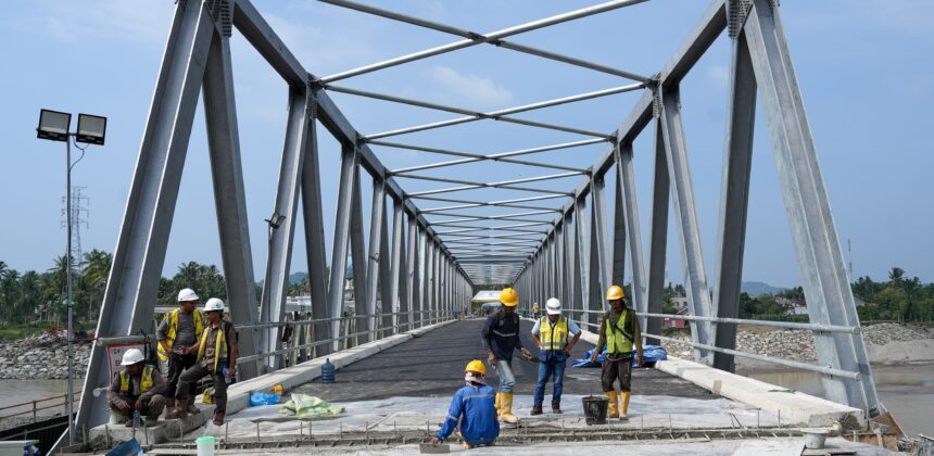 Hari Ini Jembatan Teupin Mane Dibuka untuk Fungsional Jalan