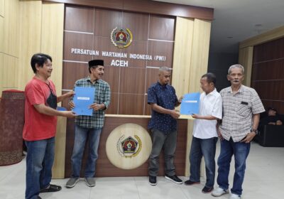 Muhammad Saman Mendaftar Calon Ketua PWI Aceh, Tarmilin Usman Bidik Ketua DKP