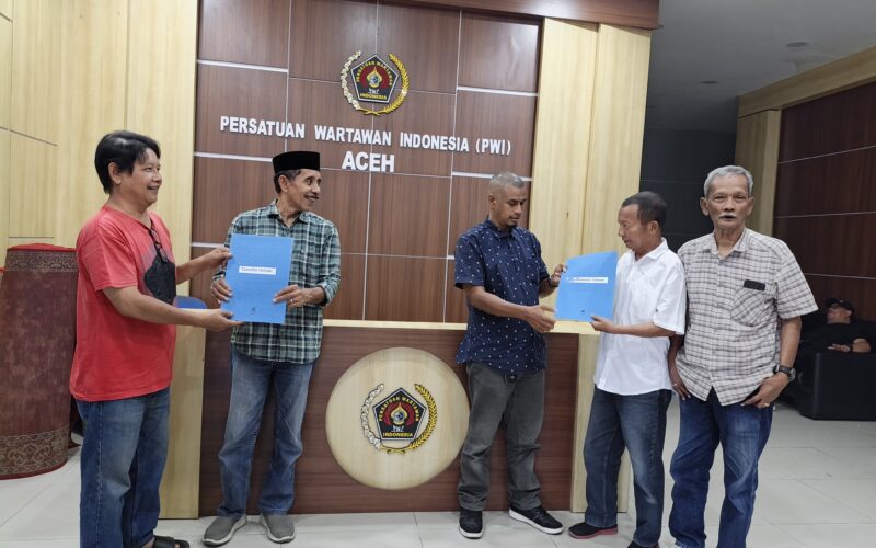 Muhammad Saman Mendaftar Calon Ketua PWI Aceh, Tarmilin Usman Bidik Ketua DKP