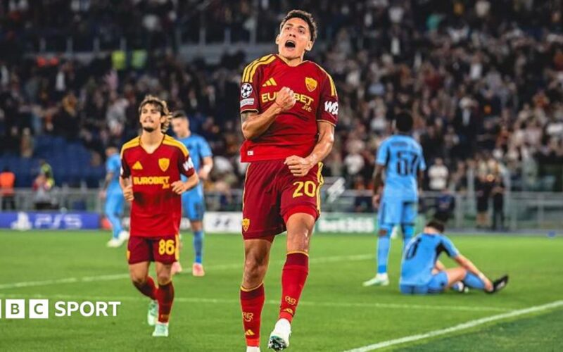 AS Roma Menang Besar 4-0 atas Slovan Bratislava di Liga Champions