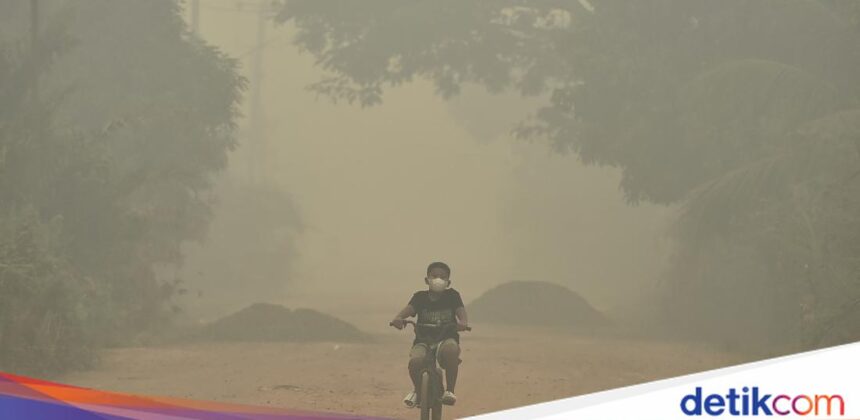 Asap Karhutla Terpantau Sampai Jakarta dan Banten