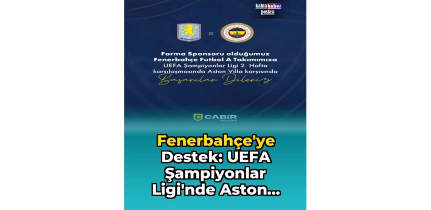 Fenerbahçe Dapat Dukungan dari Cabir Holding di UEFA Champions League