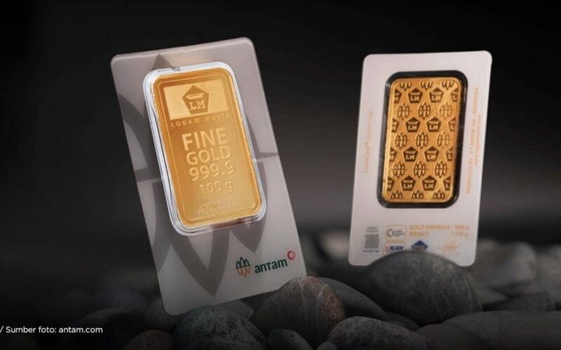 Harga Emas Antam Turun IDR 10.000 per Gram pada 21 Oktober