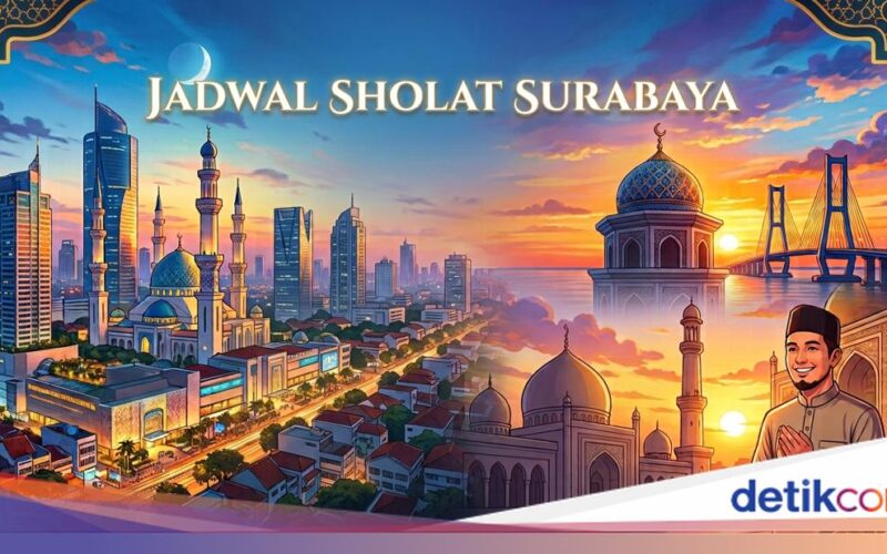 Jadwal Sholat Surabaya 2 Oktober 2026 dan Niat Sholat Lima Waktu