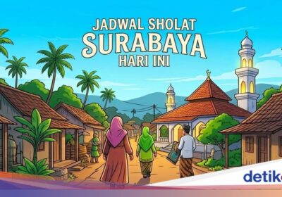 Jadwal Sholat Surabaya Hari Ini, 9 Oktober 2026
