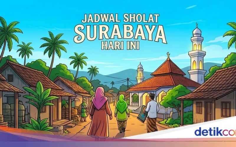 Jadwal Sholat Surabaya Hari Ini, 9 Oktober 2026