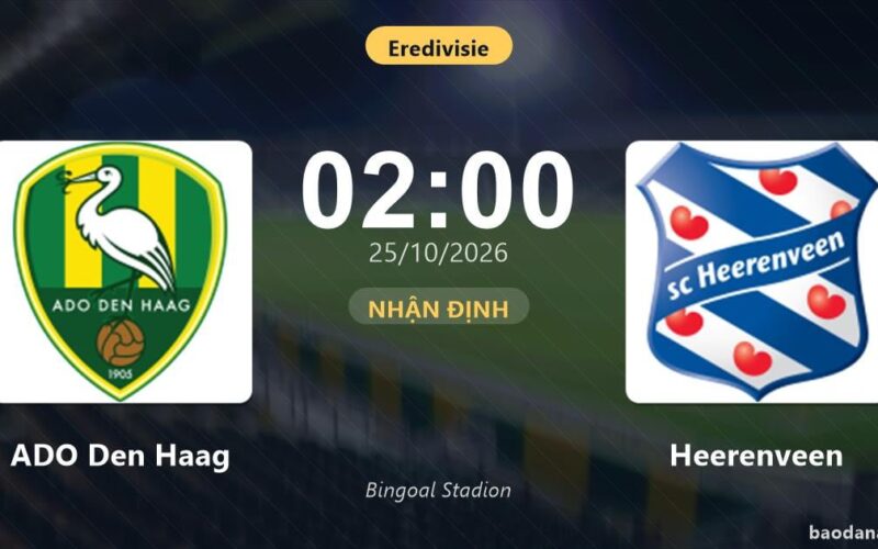 Prediksi Pertandingan ADO Den Haag vs Heerenveen 25 Oktober 2026